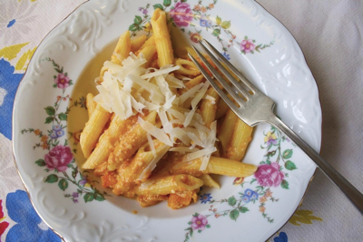 Post image for Penne with Slow-Simmered Alla Vodka Sauce