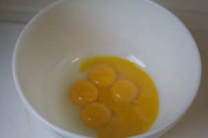 Put egg yolks in medium bowl. Store whites for other use.