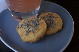 Savory Cheddar Wafers are just the nibble you need to absorb potent, sweet-and-sour cocktails.