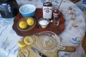 Use fresh lemon juice for the best tasting Whiskey Sours