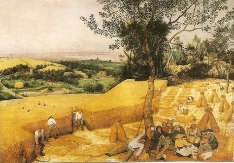 Bruegel's harvesters take ten.