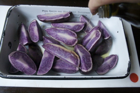 evoo-on-purple-potatoes