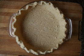 Copywriters Kitchen unfilled pie-shell
