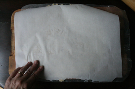 parchment-on-dough