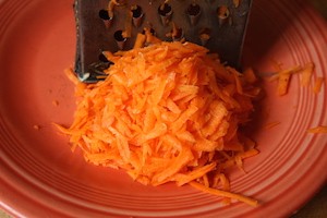 grated carrot